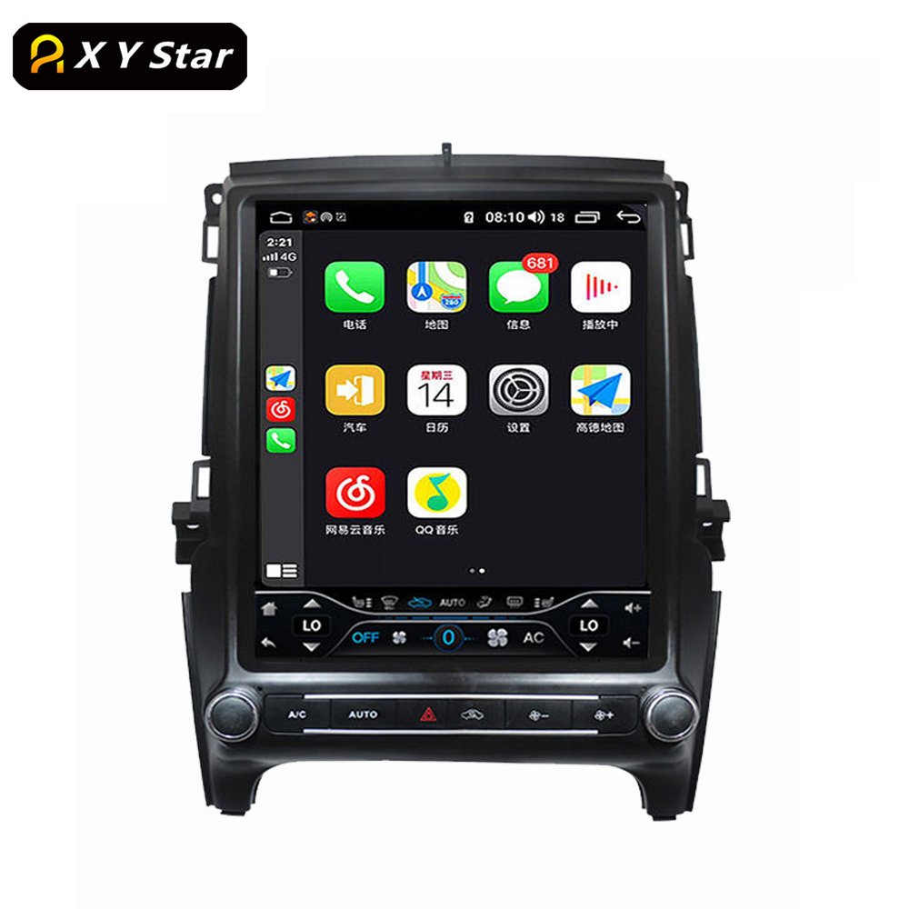 12.1inch android 11 touch screen car dvd player for Ford Ranger Raptor Everest 2016-2021