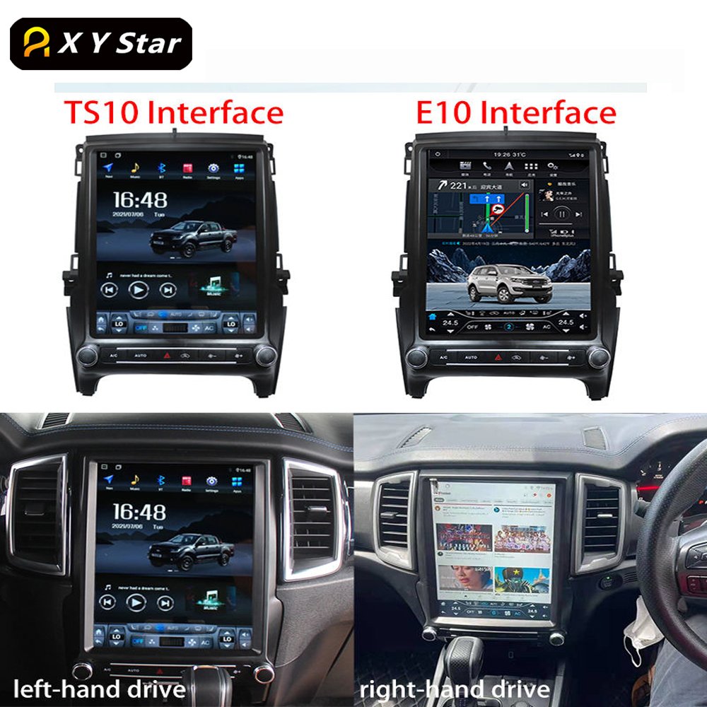 12.1inch android 11 touch screen car dvd player for Ford Ranger Raptor Everest 2016-2021