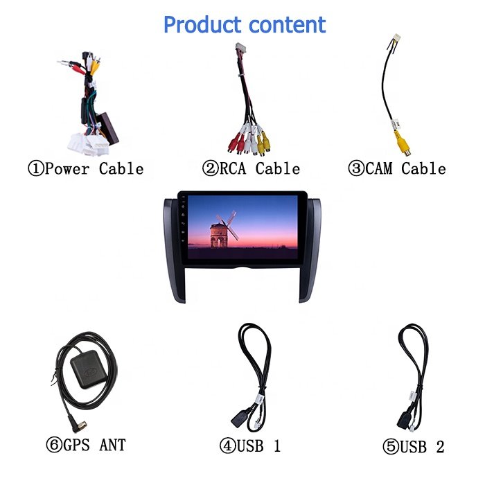 2 DIn WIFI Touch Screen Android 10.0 Multimedia 2+32GB DVD Player For Toyota Allion 2007-2015 9 inch Car Radio