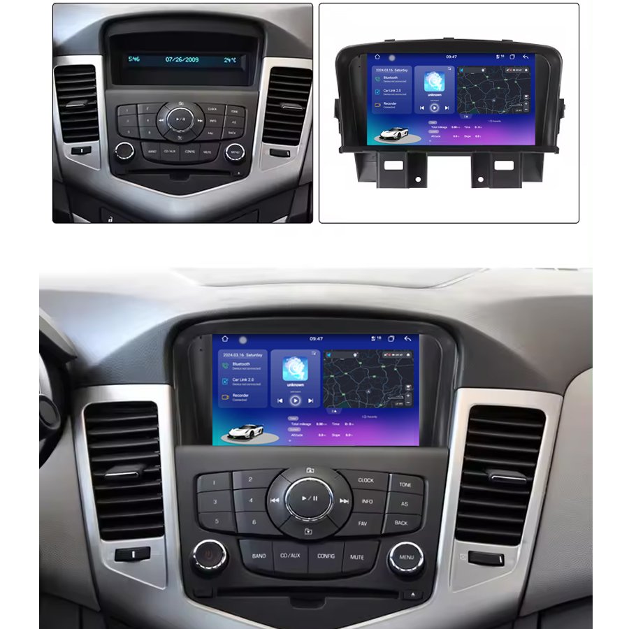7" 12+512GB Android 13 8core Car Dvd Player For Chevrolet Cruze 2008-2014 Bt Radio DSP Rds Car-play Auto Car Android Player