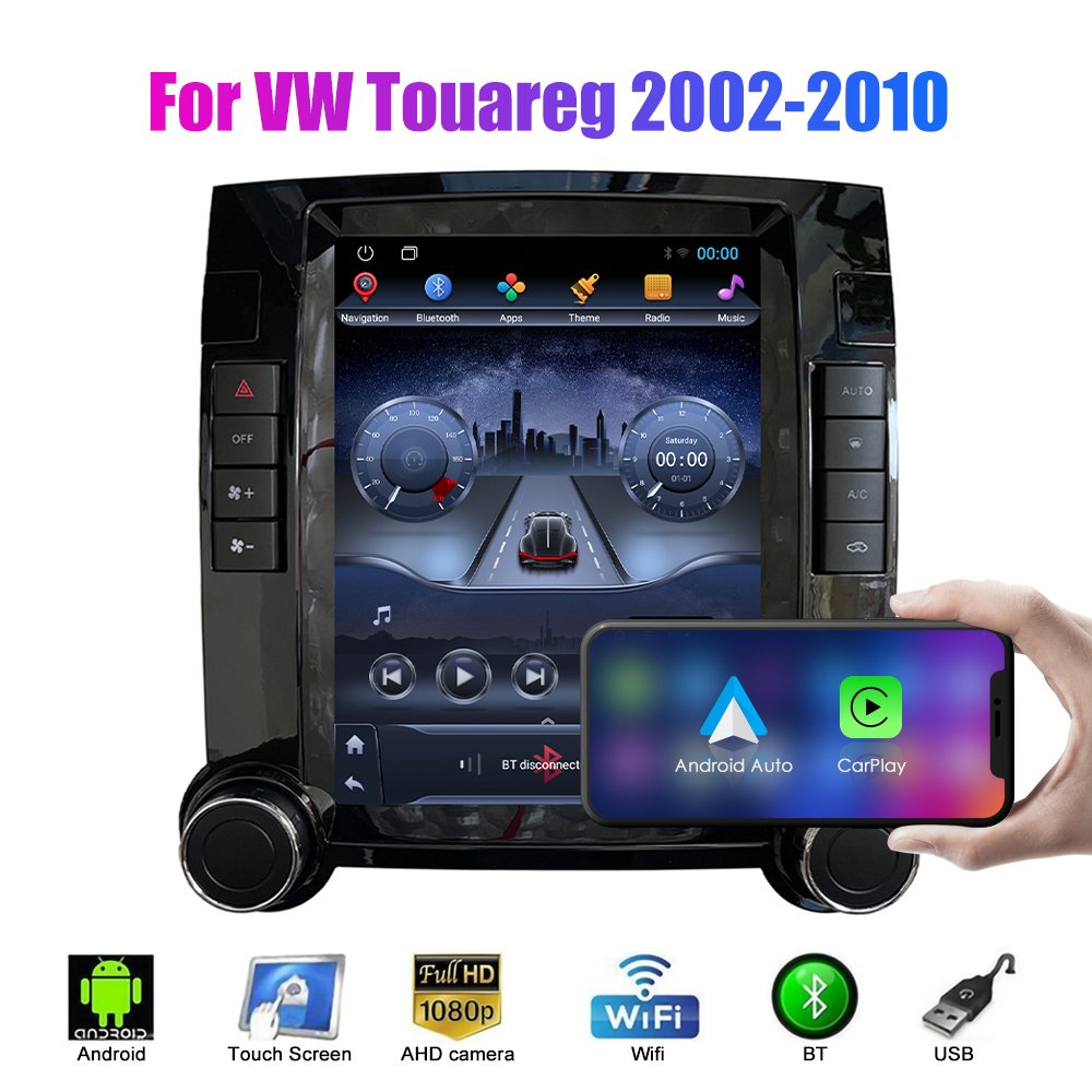 For VW Touareg 2002-2010 Double Din Car Stereo 2 Din Android Car Radio MP5 Player Autoradio Audio Car DVD Player Navigation GPS
