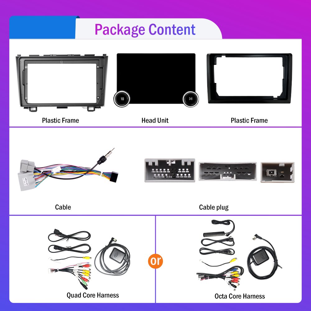 11.8" Diamond Dual Knobs 2K QLED Screen 2 Din Android Car Radio For Honda CRV 2006-2011 Stereo Android Auto Carplay