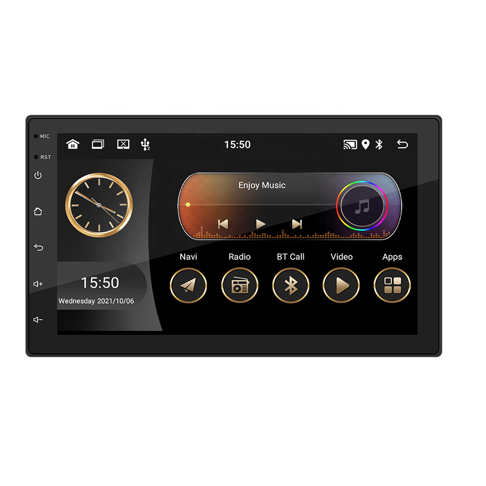 Touch Screen Radio Car DVD Player 7 Inch All In Double Din Stereo IPS Built in Android System WiFi 2.4GHz Car Player