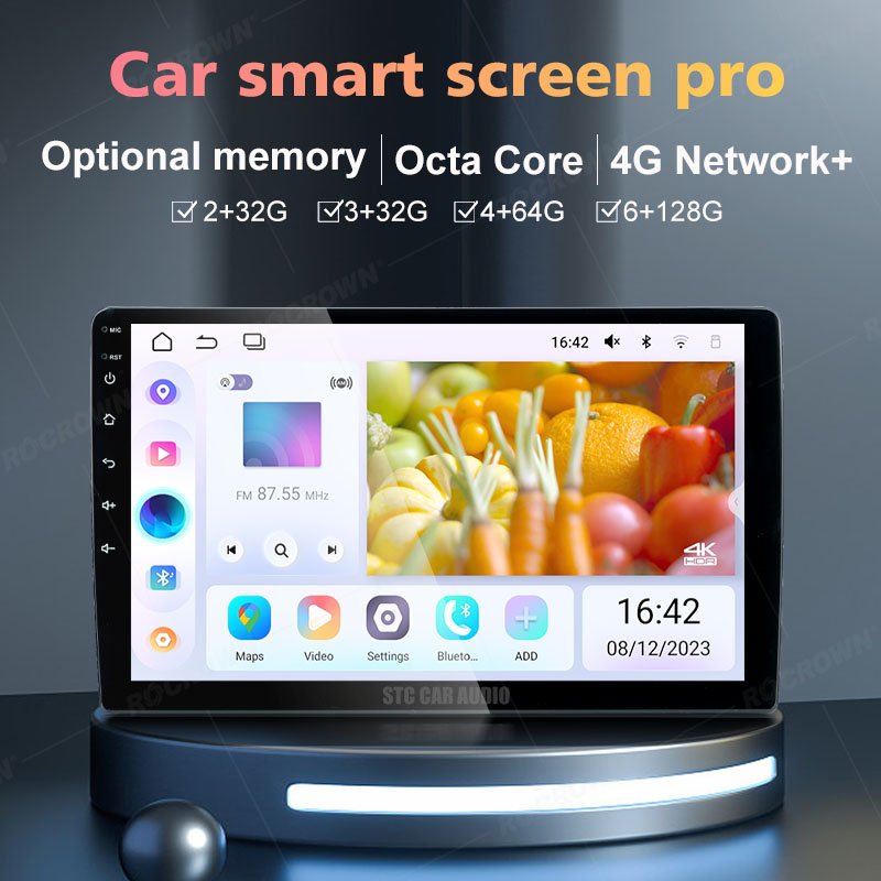 1 Din Android 7/9/10 Car Stereo with GPS Wifi Touch Screen Carplay IPS HD Camera Multimedia Auto FM Wave Band