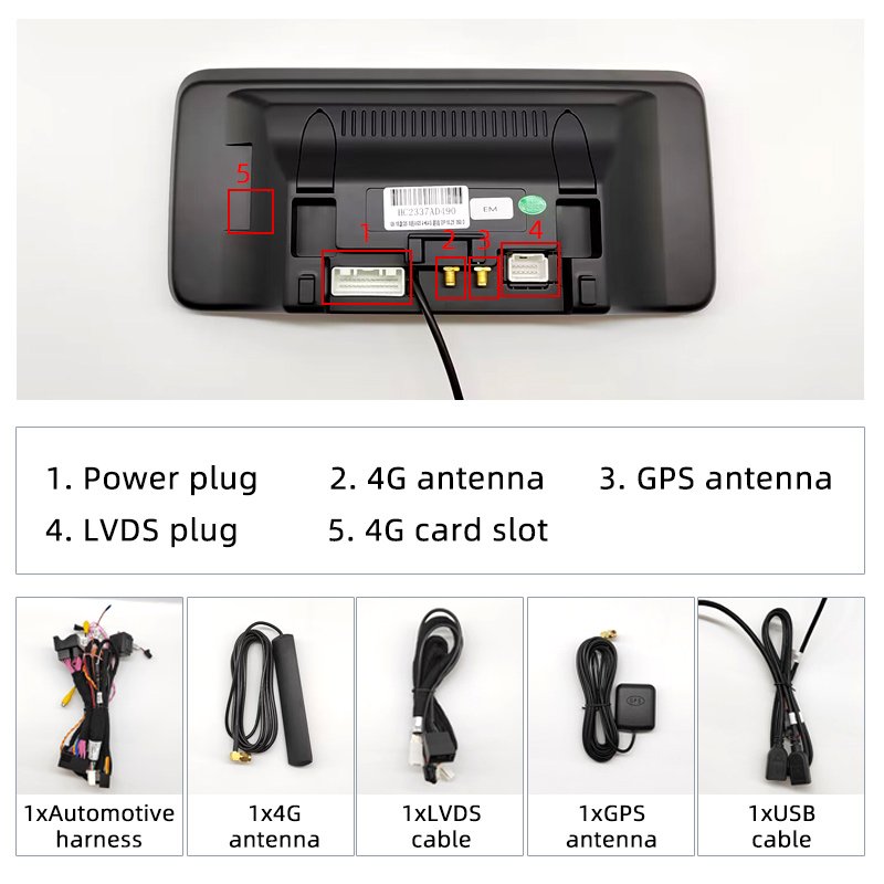 10.25 inch dvd car radio stereo android touch screen multimedia player carplay for audi q5