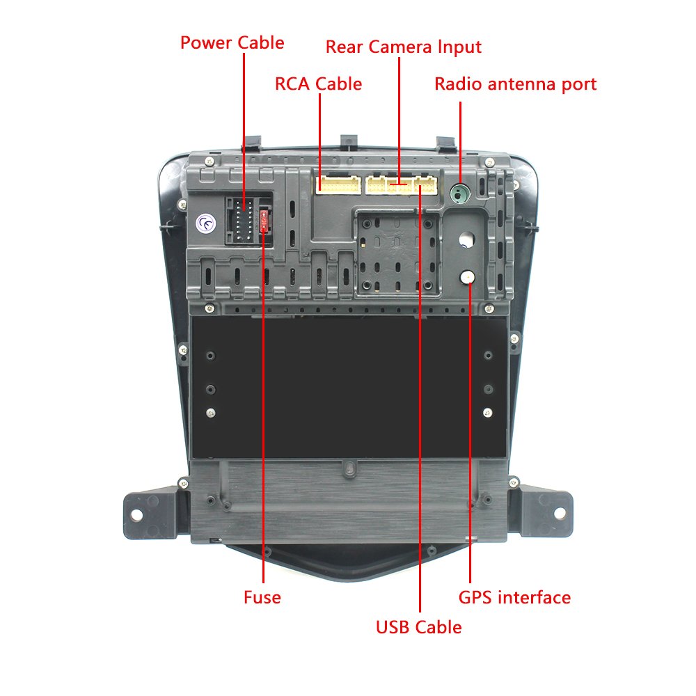 Podofo 9.7" 2 Din Car Radio Stereo Android GPS Wifi BT FM RDS Vertical Screen Autoradio For Chevrolet/Cruze J300 2009-2014