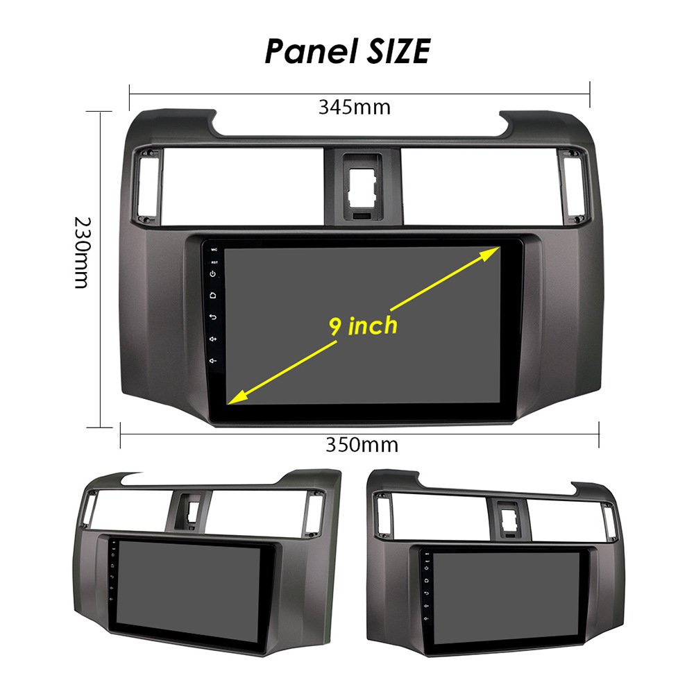 9 Inch android car dvd player for toyota 4runner 2009 2010 2011 2012 2013 2014 2015 2016 2017 2018 2019 with navigation & gps 4g
