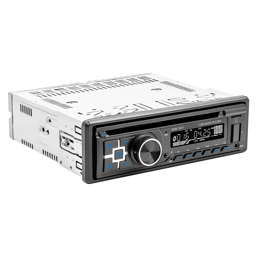 BQCC 1Din Car DVD Player FM AM RDS Radio BT Sound adjustment USB AUX Input TF Power Protection External Display AI Voice 5017
