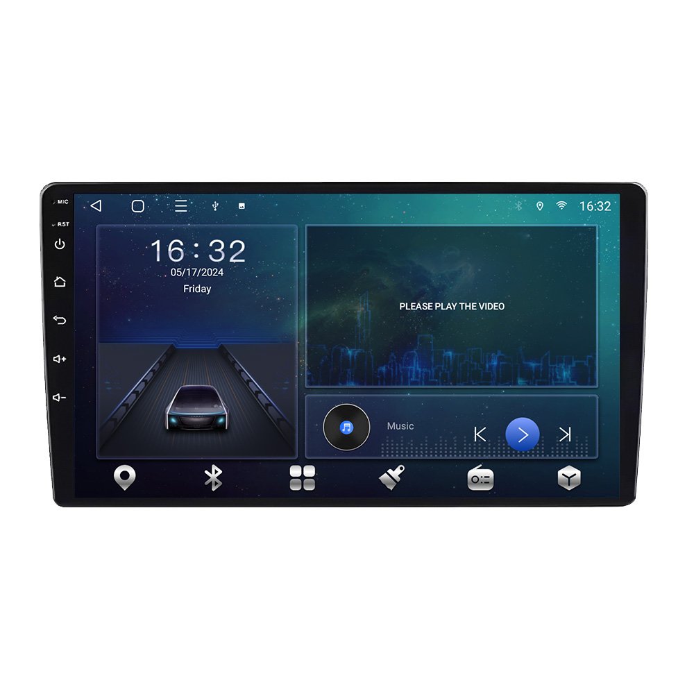 TS18 9inch 2din Car Radio 3+32G DSP GPS RDS Carplay Auto Radio Android Car Stereo Video Car DVD Player