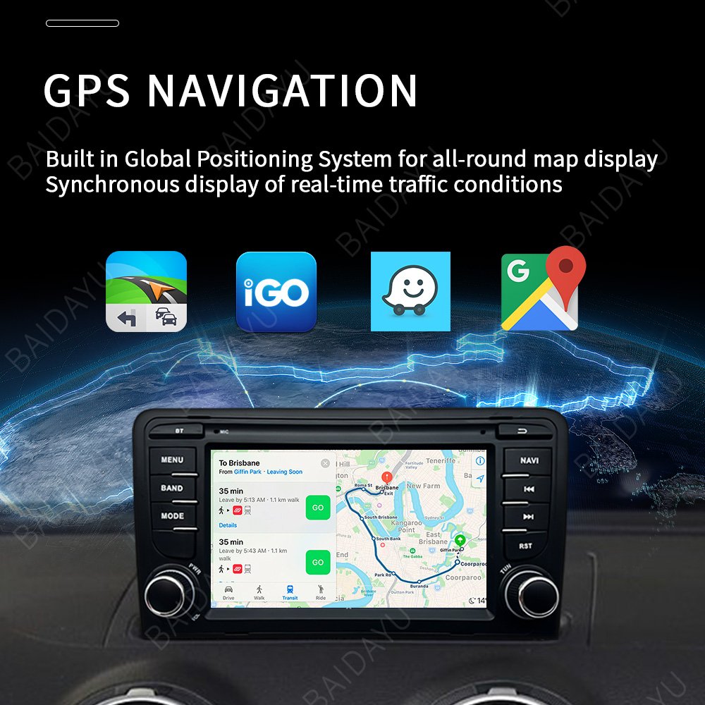 Android Car Audio For Audi A3 2003-2012 Oto Tepy IPS Touch Screen BT WIFi Carplay Navigation Gps Multimedio Car DVD Player