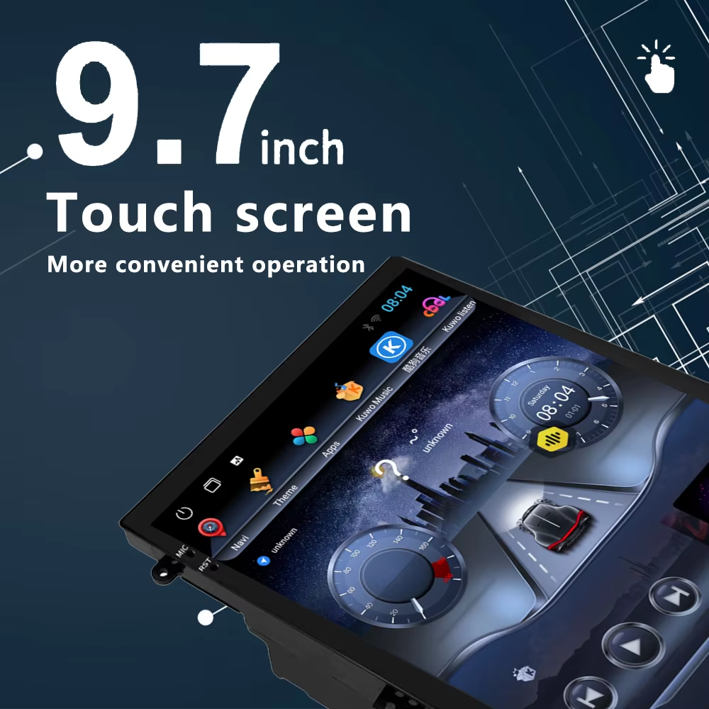 Car radio android 9/10 inch 9.7 inch 12.3 inch 13.1 inch radio de coche android All RAM ROM Universal Car DVD Player