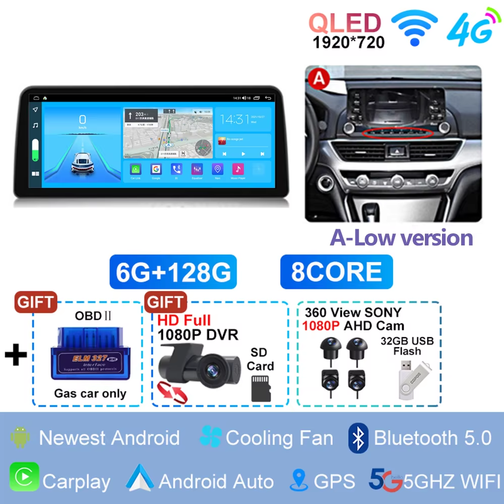 Car radio android 9/10 inch 9.7 inch 12.3 inch 13.1 inch radio de coche android All RAM ROM Universal Car DVD Player