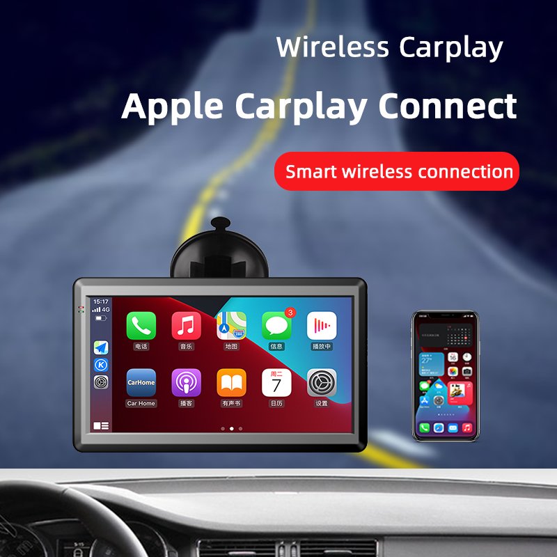 Factory 2 din 7 inch Universal Touch Screen Wireless Radio Android Auto For Apple CarPlay 1080p car dvd player