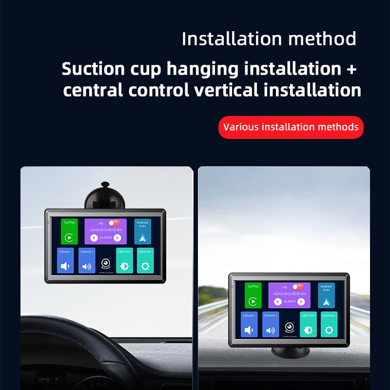 Factory 2 din 7 inch Universal Touch Screen Wireless Radio Android Auto For Apple CarPlay 1080p car dvd player