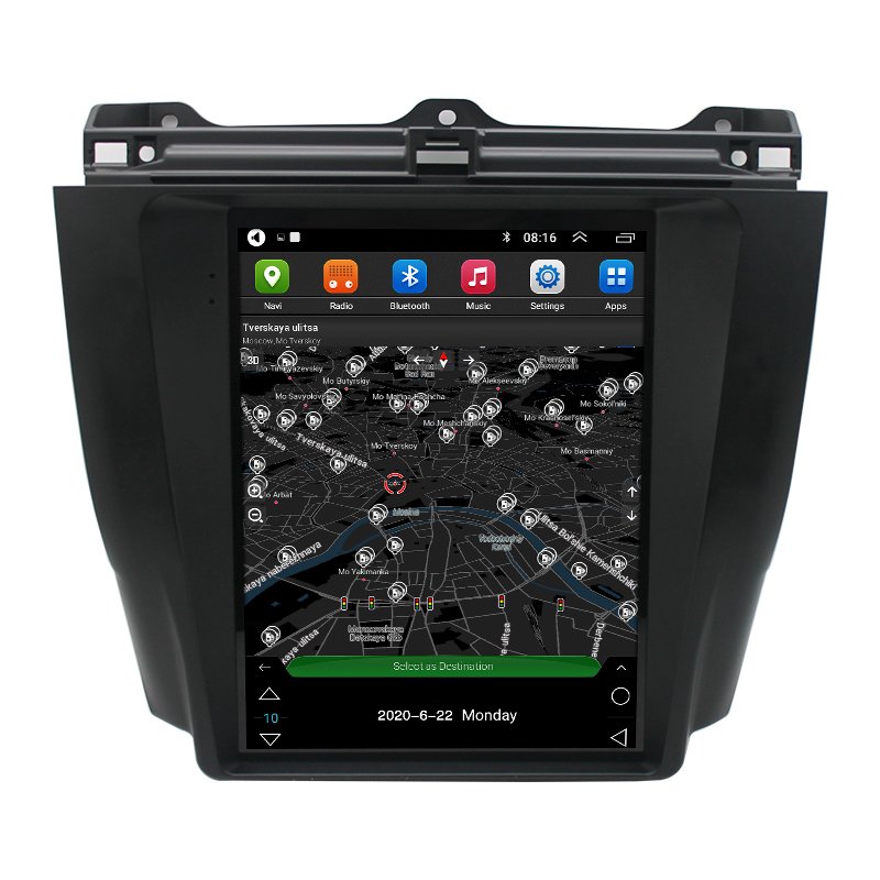 vertical screen 9.7 inch android car gps navigation For Honda Accord 7 2003 2004 2005 2006 2007 2008 Car Radio Stereo DVD player