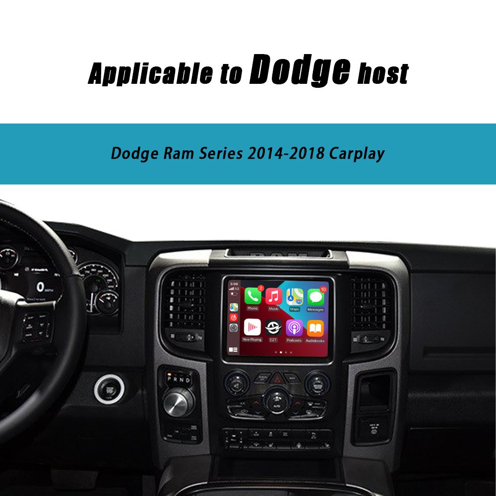 CZT-AUTO Original Screen Upgrade For Dodge RAM Carplay 2014-2017 Radio Car DVD Player Mirror Link Android Auto Wireless Carplay