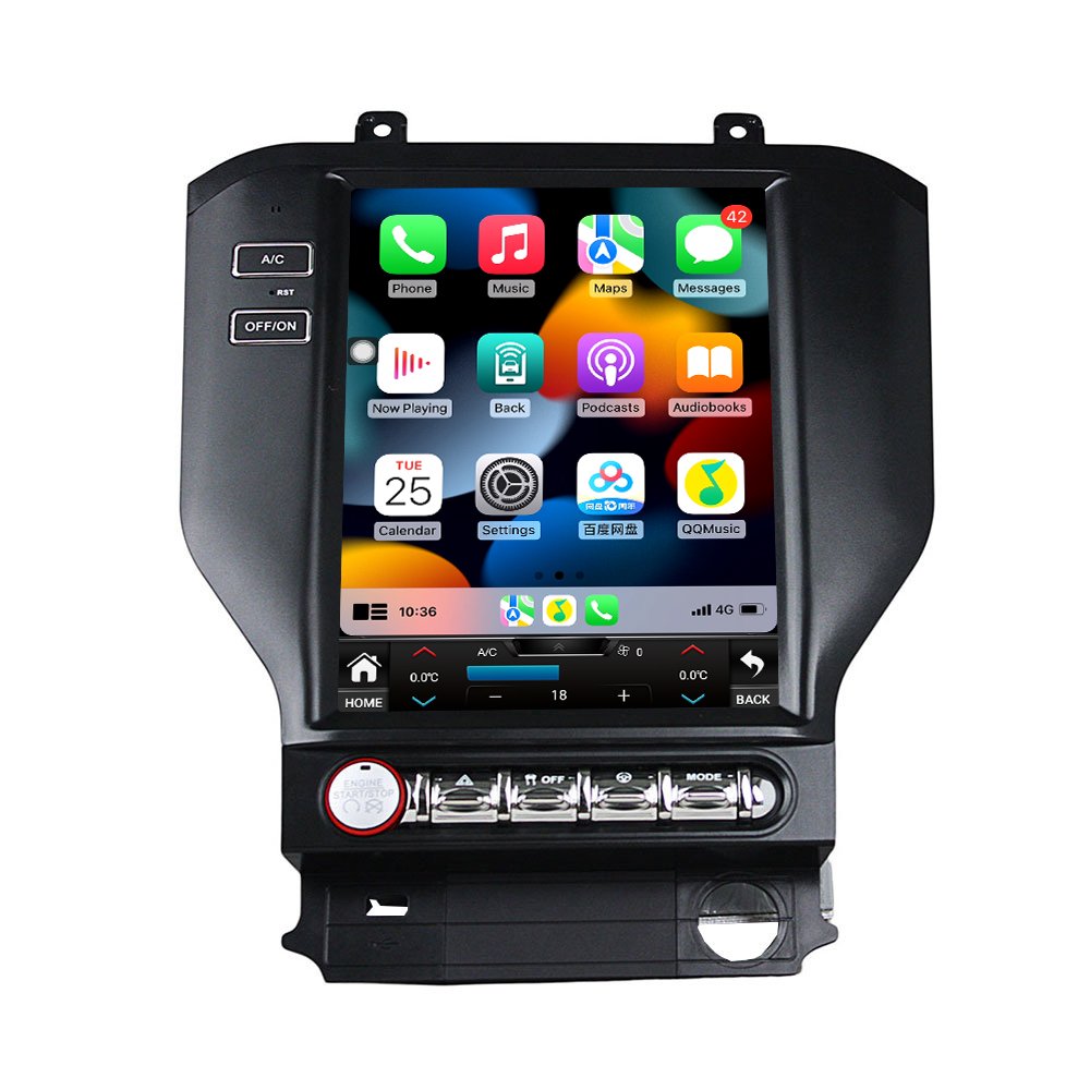 10.4inch Android car multimedia system gps navigation car radio video for Ford Mustang 2014 2015 2016 2017 2018 car dvd player