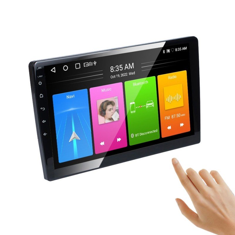 Hot sales 7 9 10 inch android 13 car radio universal car dvd player gps Stereo Headunit For e46/f150/bmw f30/ford edge 2014