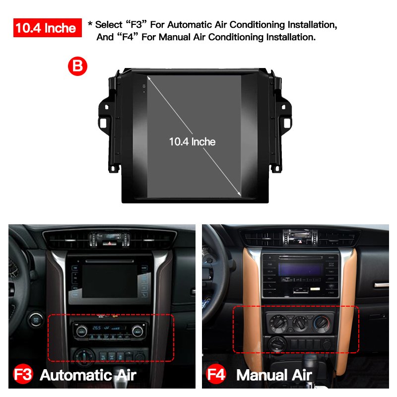 Android 13 For Toyota Fortuner 2016-2021 For Tesla Screen Car Radio Multimedia Player GPS Navigation Stereo Autoradio Carplay BT