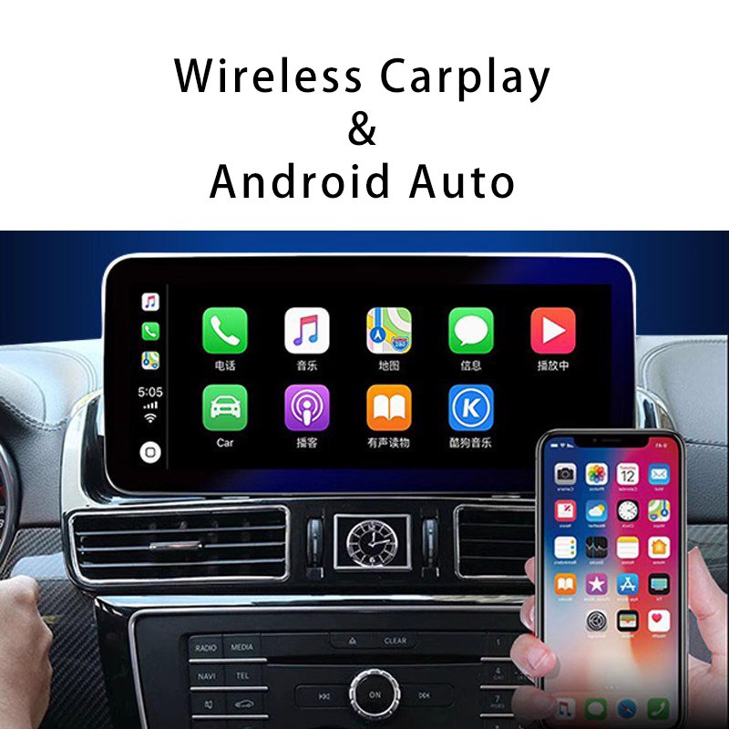 12.3 inch dvd car radio stereo android 11 touch screen multimedia player carplay GPS navigation For Mercedes Benz ML GL