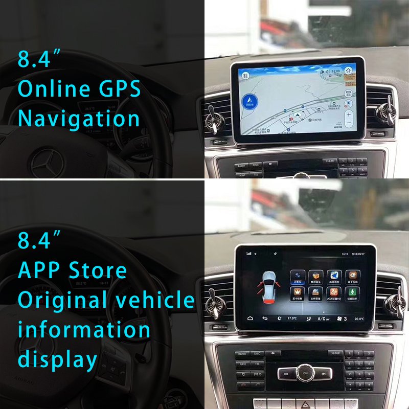 12.3 inch dvd car radio stereo android 11 touch screen multimedia player carplay GPS navigation For Mercedes Benz ML GL