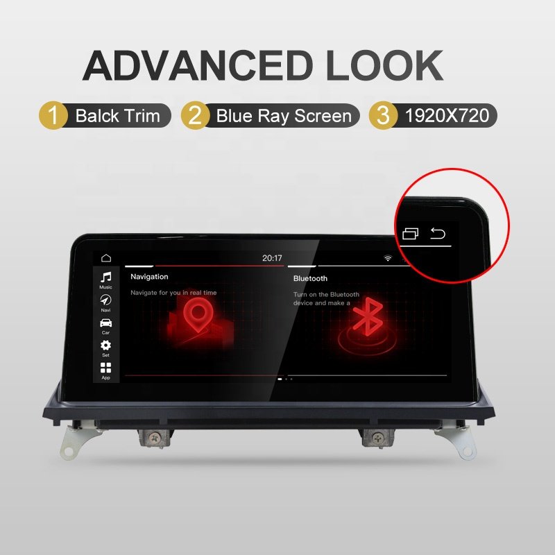 Car Auto Android Screen GPS Navi BT Car Display Radio head unit For BMW F10 F11 F30 F32 F34 F33 2010-2016 NBT CIC