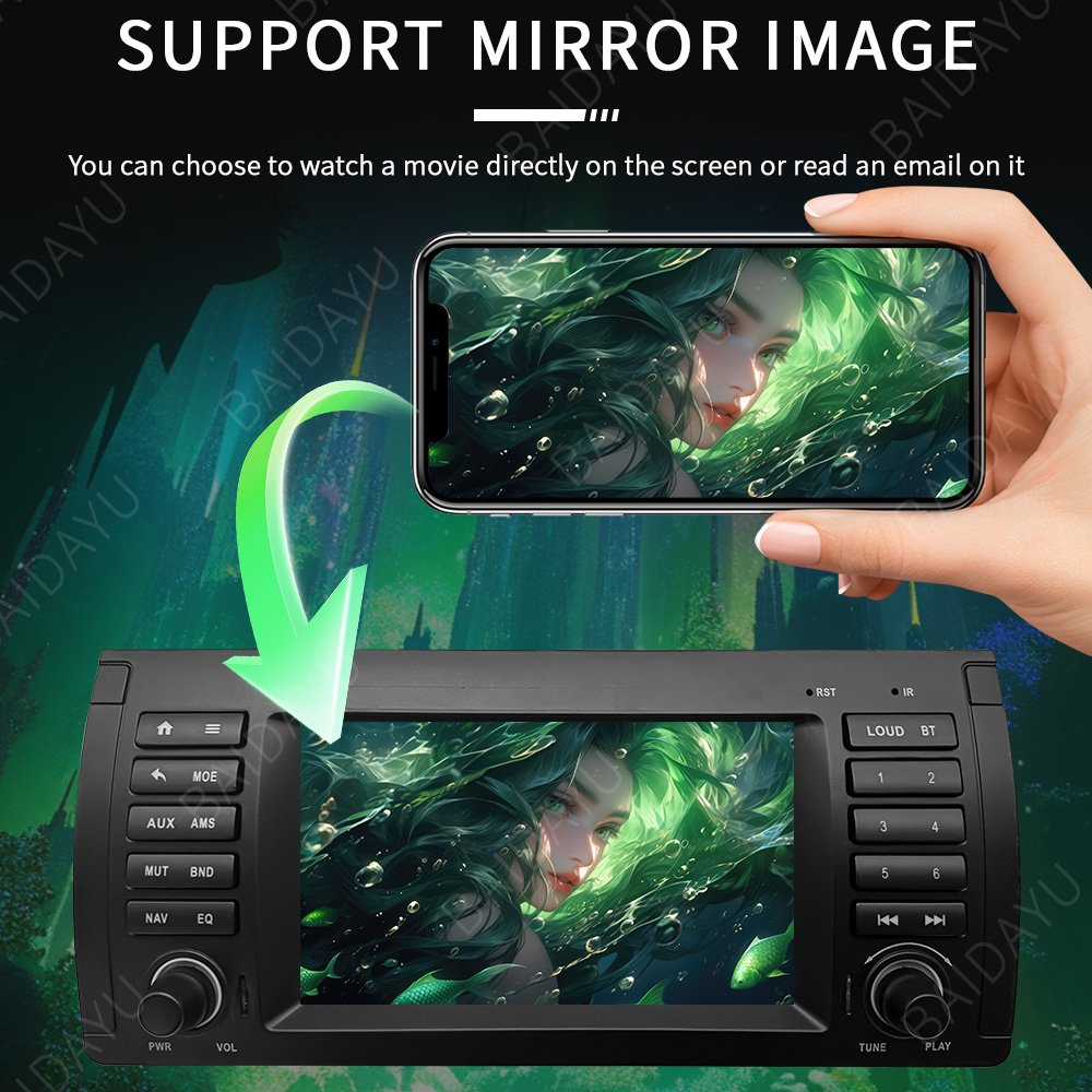 TS7 7inch Android 13 Car Radio For Bmw E39 4g Carplay Navigation Gps Car Dvd Player