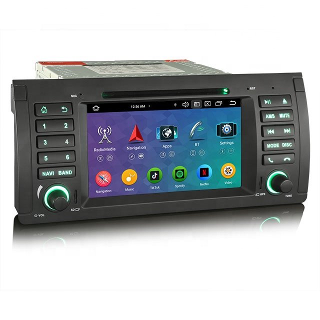 Erisin ES6753B Android 13.0 vehicle navigator System for BMW X5 E53 DVD Stereo Wireless CarPlay Auto Car Dvd Player