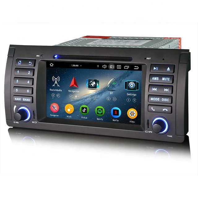 Erisin ES6753B Android 13.0 vehicle navigator System for BMW X5 E53 DVD Stereo Wireless CarPlay Auto Car Dvd Player
