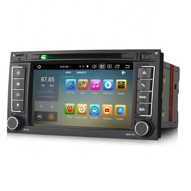 Erisin ES8556T 7 inch IPS Android 12.0 wireless CarPlay 4G TPMS DAB DSP Car DVD Player for VW TOUAREG T5 Multivan