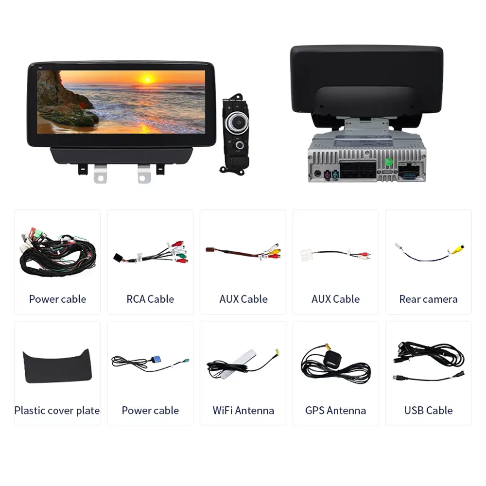 Car Radio Head Unit Android 13 For Mazda CX 3/5/7/9 Series Multimedia Car DVD Player 9'' Touch Screen Car Stereo With GPS BT 5.0