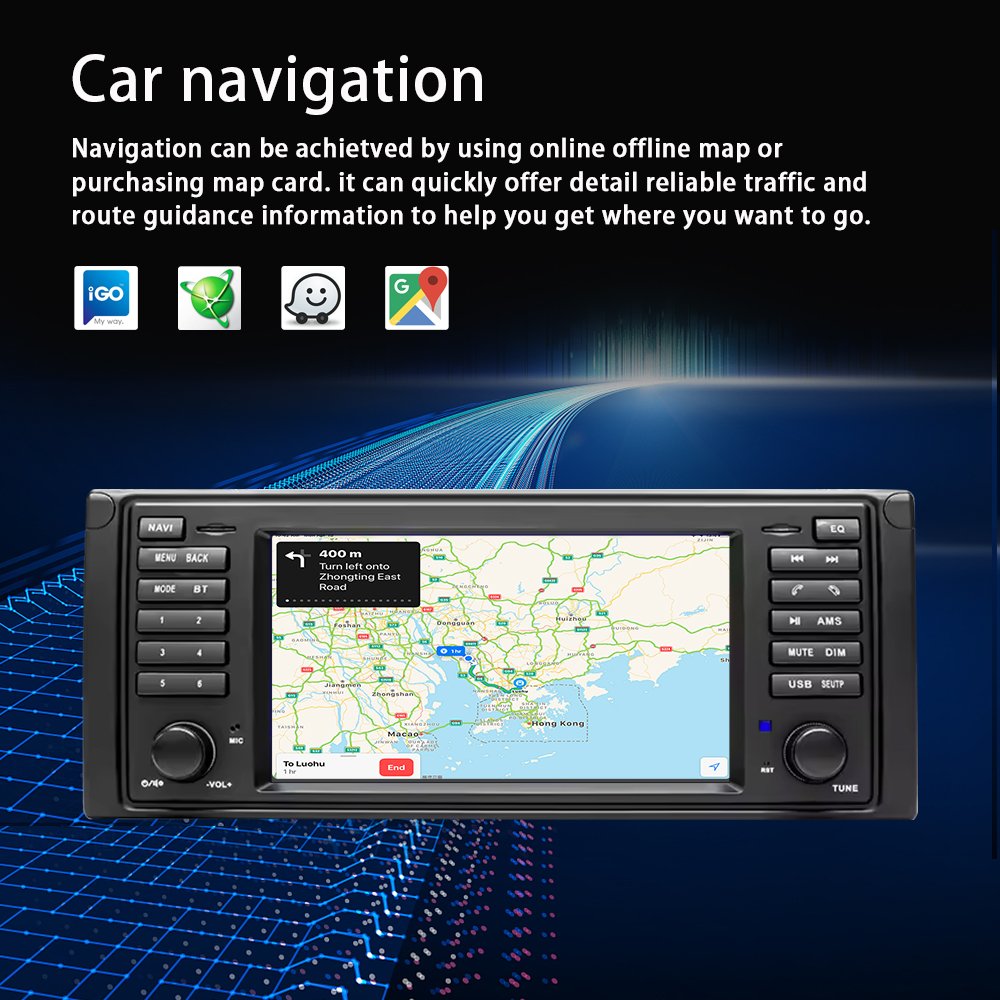 Android car DVD player car radio for BMW E39 E53 M5 car stereo supports 4G LTE DSP BT stereo multimedia player