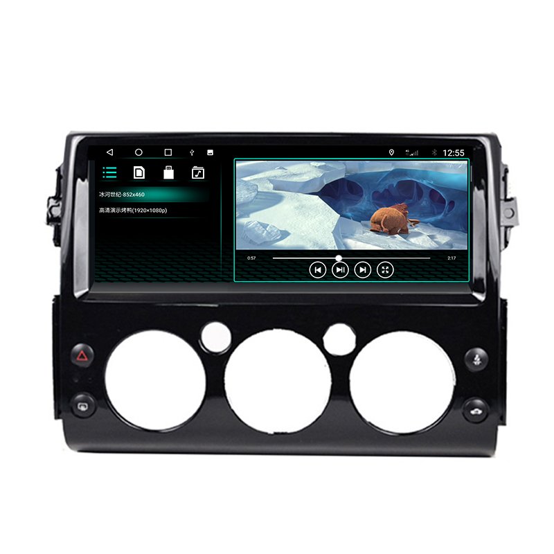 12.3" Tesla Style Screen Radio Stereo Android Car Dvd Player For Toyota FJ Cruiser