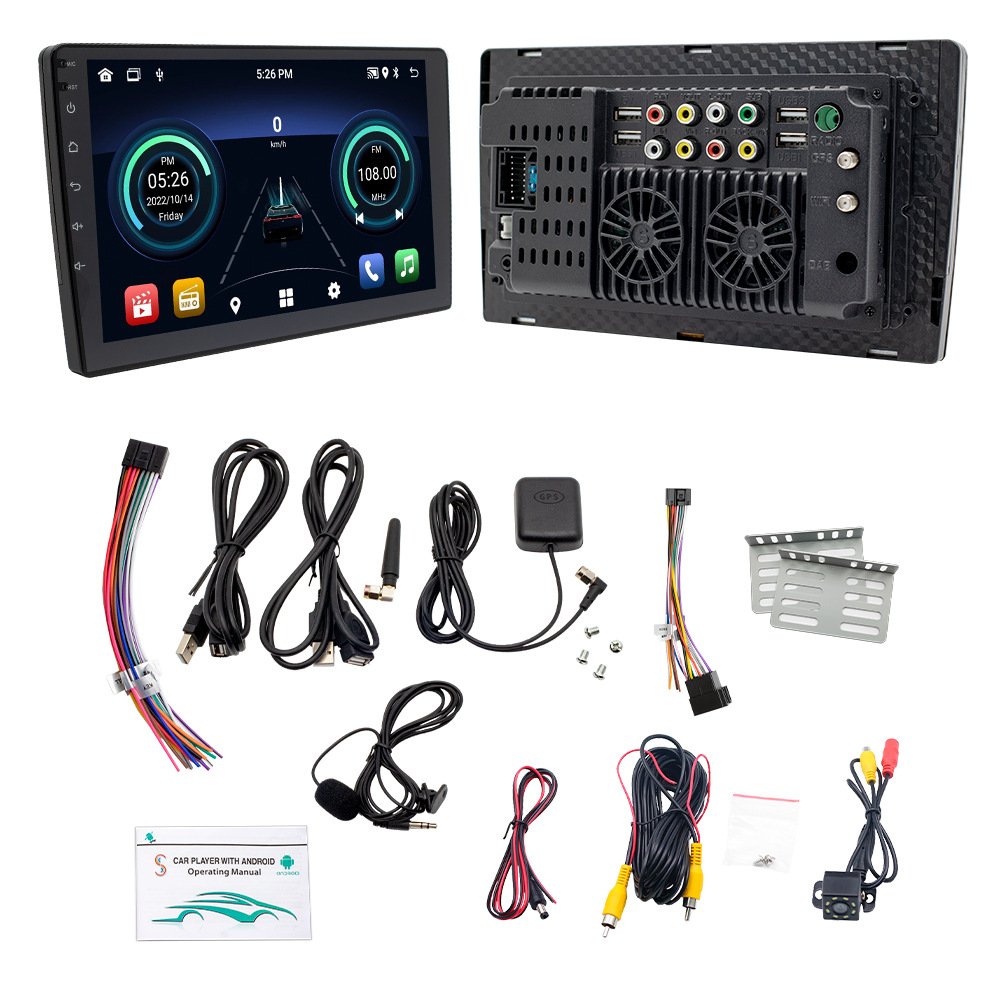 9 inch 2 din Double Din Android 13 Car DVD Player For GPS With Bluetooth Universal Radio Stereo Audio Head Unit Car play Screen