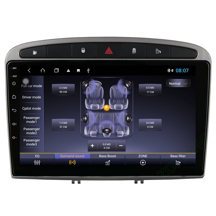 7862 Carplay Android Auto Multimedia Autoradio Car Stereo Radio TS10 GPS Navigation For Peugeot RCZ 408 308 308S Car DVD Player