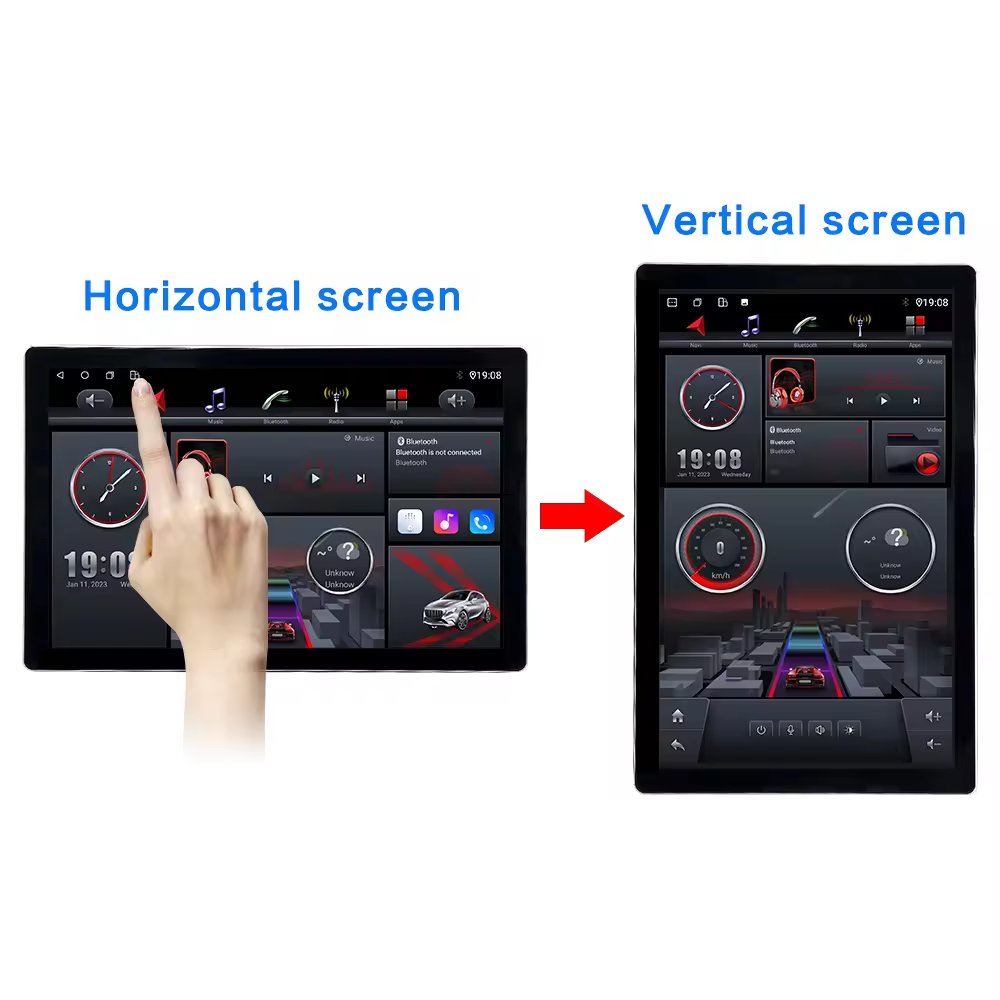 LELV 13 Inch Universal 1920*1200 Touch Screen Car Radio Bt5.0 4g Dsp Rds Android Auto Carplay 2 Din Gps Navigation System