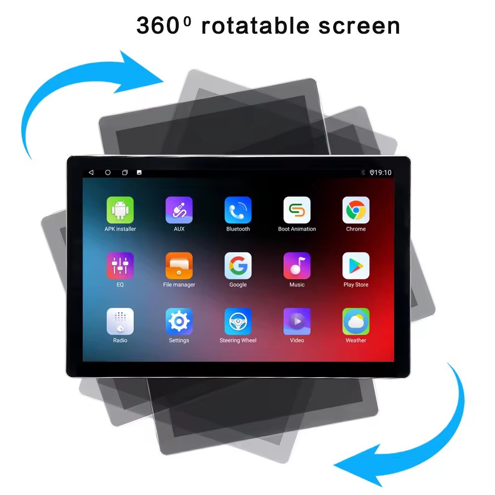 LELV 13 Inch Universal 1920*1200 Touch Screen Car Radio Bt5.0 4g Dsp Rds Android Auto Carplay 2 Din Gps Navigation System