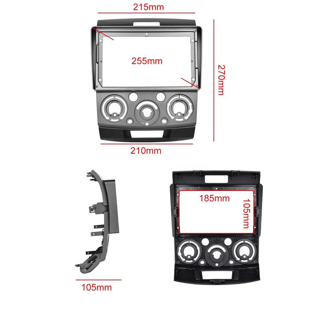 (AU/EU Stock) Podofo 9'' Android Car Radio Carplay Android Auto GPS RDS HIFI with AHD Camera For Ford EVerest 2012-2017