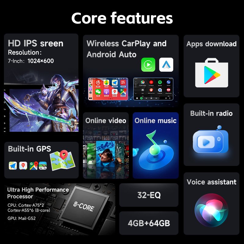 7inch PX5 Android10.0 Octa-core Touch Screen Car DVD Radio Player for MAZDA CX-7 CX7 2006-2012 built-in DSP CarPlay/AndroidAuto