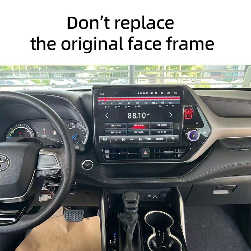 13-inch dvd car radio stereo android 11 touch screen multimedia player carplay for Toyota highlander crown kluger 2021 2022