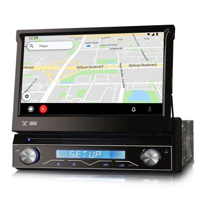 Erisin ES8588U 7" IPS Screen Android 12 Octa Core Car DVD Player 4G LTE DAB+ CarPlay Auto Radio STMicroelectronics TDA7851 DSP