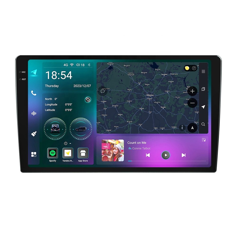 Navifly M7 car DVD stereo android player audio video 2K QLED WIFI BT SWC DVR for universal BMW AUDI BENZ TOYOTA MAZDA vw NISSAN
