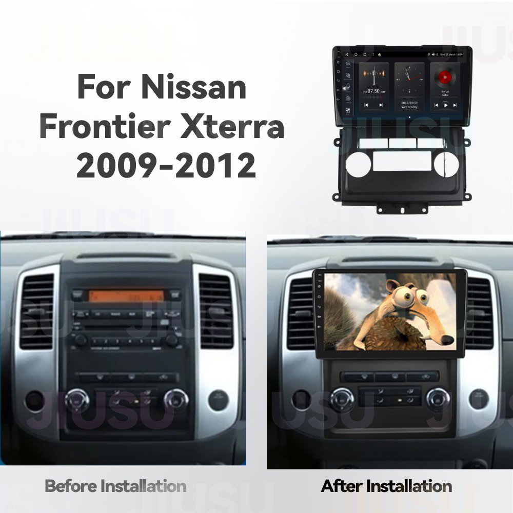 Android 12 Car Radio GPS DVD Player Stereo Multimedia Audio System for Nissan Frontier Xterra 2009-2012 with Carplay DSP DAB