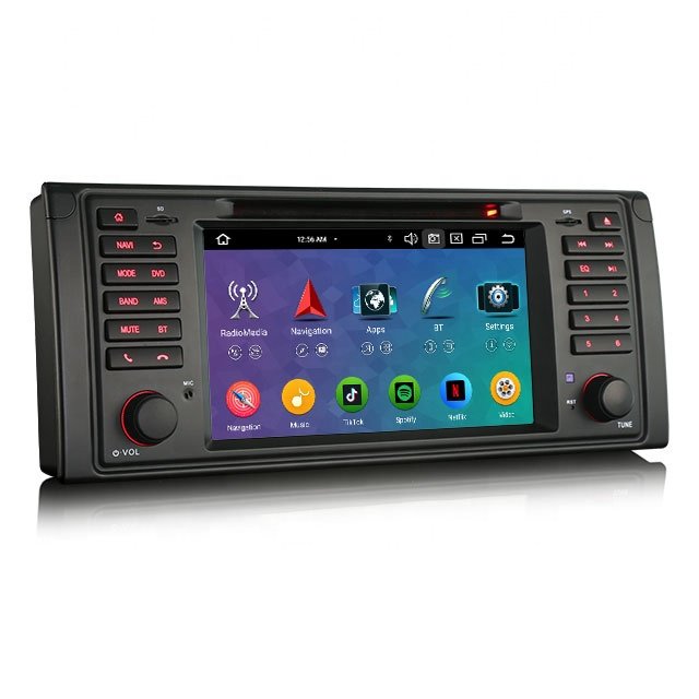 Erisin ES6739B Android 13.0 Car Stereo for BMW 5er E39 M5 Wireless CarPlay Auto Radio GPS DSP IPS 4G BT5.0 Multimedia Player