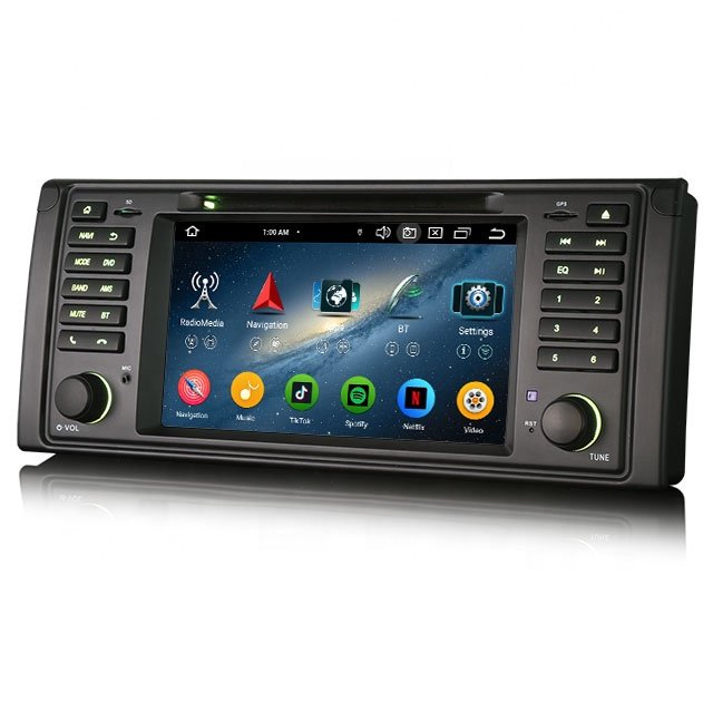 Erisin ES6739B Android 13.0 Car Stereo for BMW 5er E39 M5 Wireless CarPlay Auto Radio GPS DSP IPS 4G BT5.0 Multimedia Player