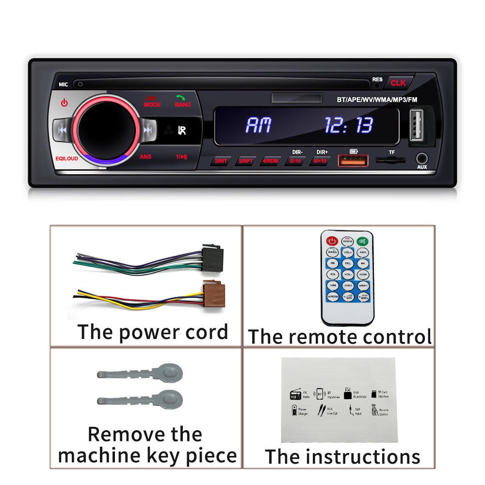 JSD520 pioneer car player USB card radio hands-free MP3 short player lossless music