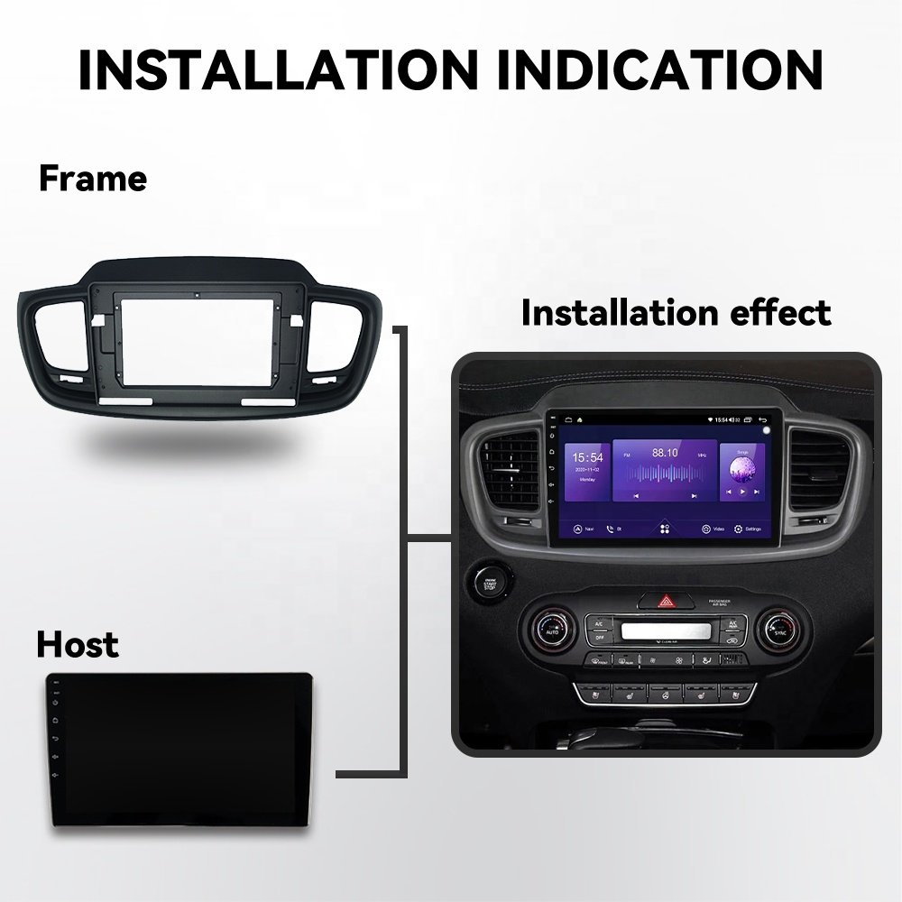 Android 12 Car Radio 9/10 inch Car Stereo Touch Screen Carplay Car Multimedia Player for KIA Sorento K3 Sportage Cadenza Carens