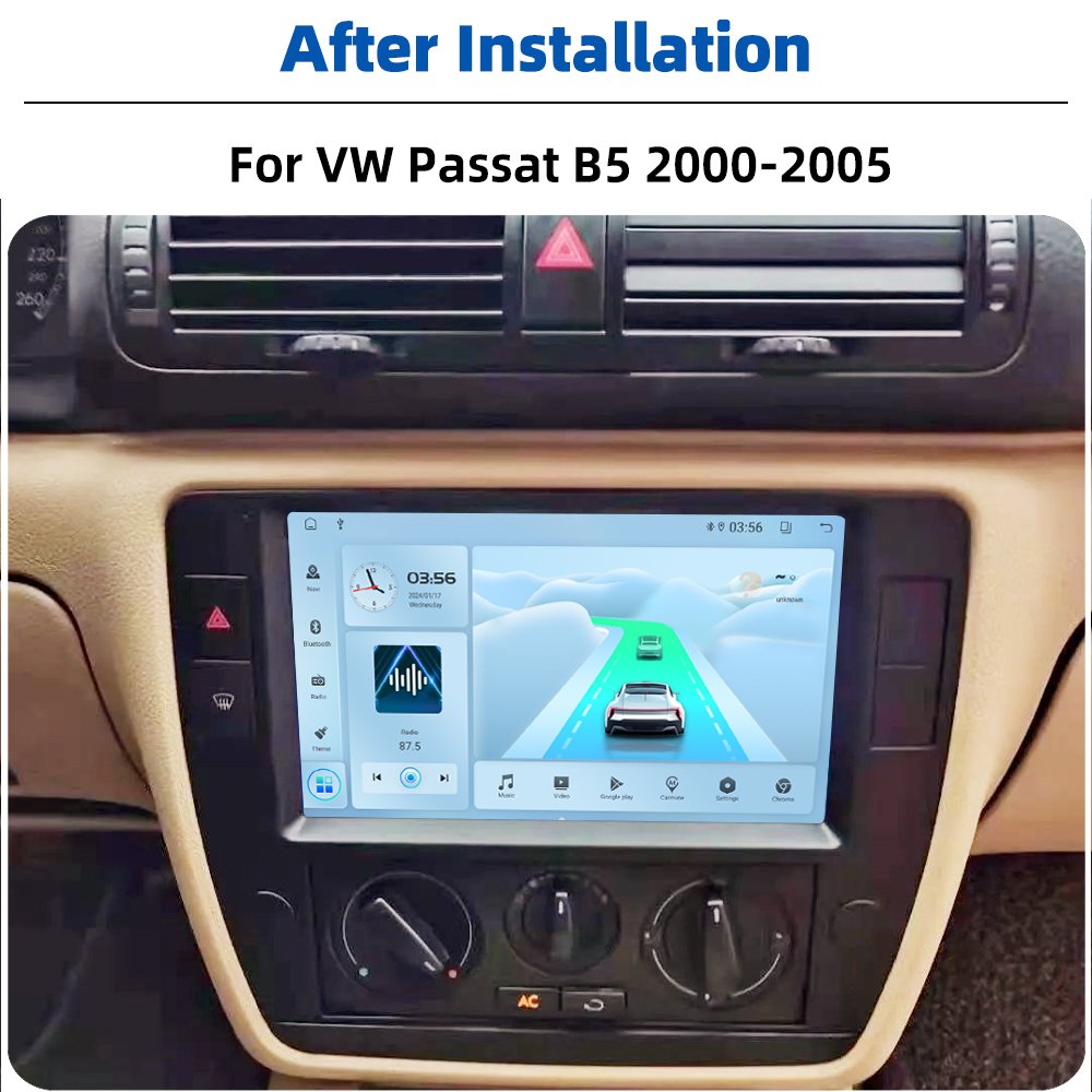 Android 13 IPS 1280*720 Screen Car DVD Player For VW Volkswagen Passat B5 2000-2005 Carplay Auto Stereo Video Player