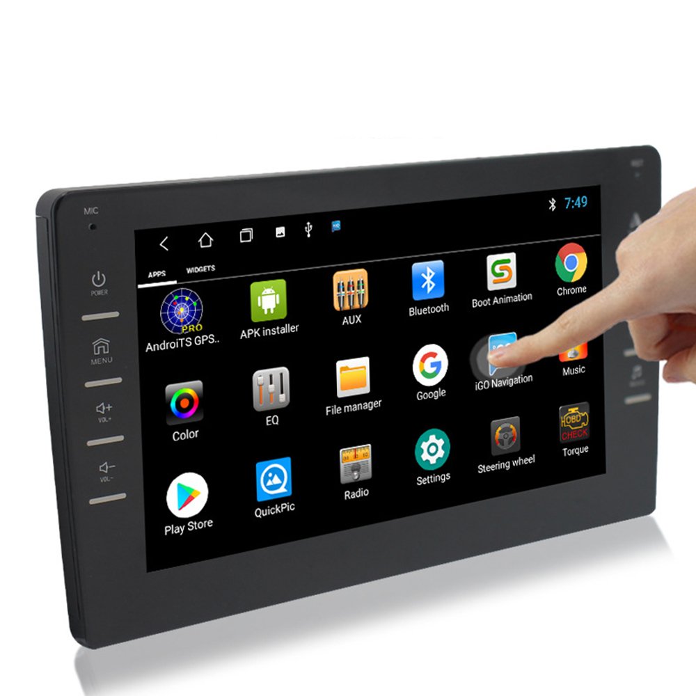 Universal WIFI MP5 Car Radio Car Navigation 8 inch Touch Screen GPS Satellite Navigator Android Car Radio DVD Player with BT