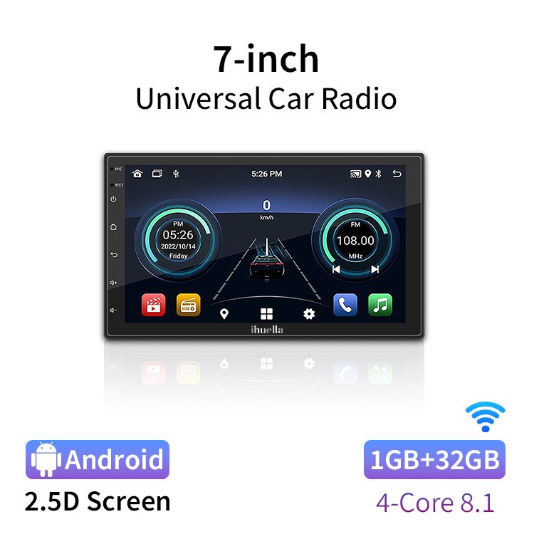 Ihuella Universal Android Car Dvd Player Lecteur DVD De Voiture Auto Carro Radio Mobil De Coche Sony 2din Mit Navi Screen 7 Inch